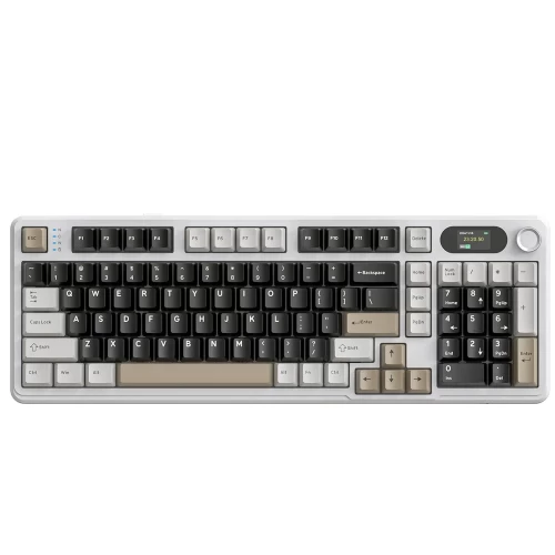 Клавиатура игровая механическая беспроводная Attack Shark X98 PRO Cheese, 99 клавиш, белая — купить в Казахстане | neom.kz