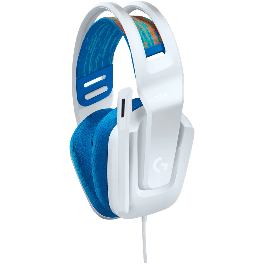 LOGITECH G335 Wired Gaming Headset - WHITE - 3.5 MM – купить недорого с доставкой по Алматы и Казахстану фото 3
