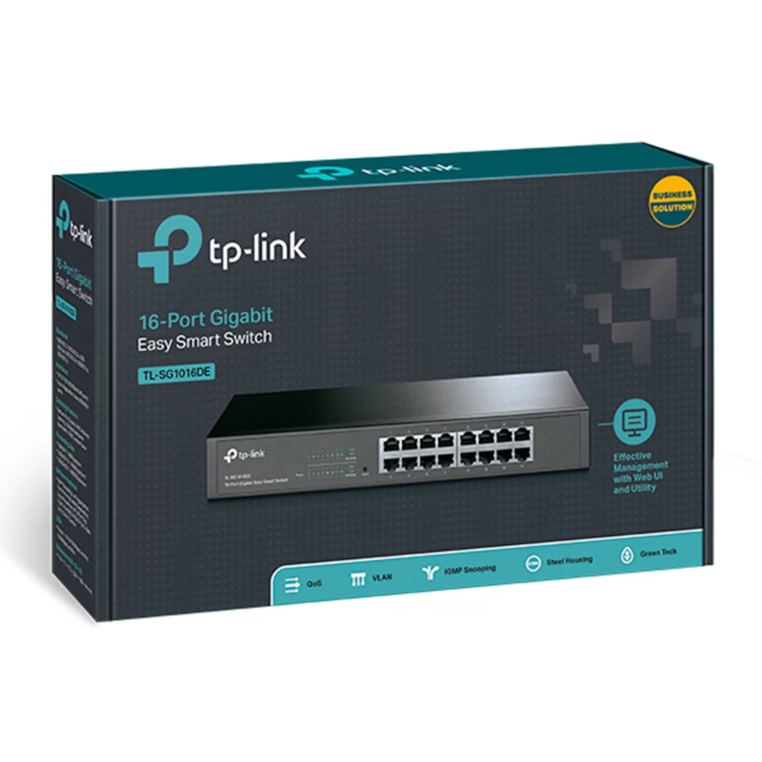 Коммутатор TP-Link TL-SG1016DE, 16 портов 1 Гбит/с, Smart – купить недорого с доставкой по Алматы и Казахстану