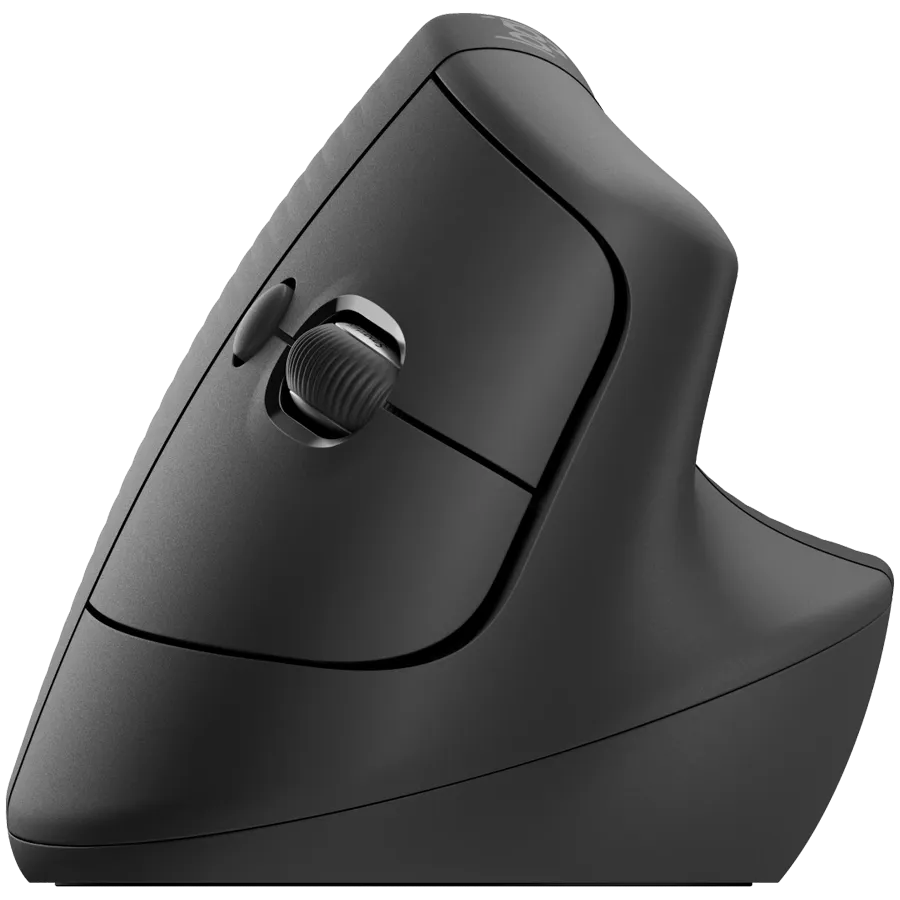 Мышь вертикальная беспроводная Logitech Lift Bluetooth Vertical Ergonomic, 6 кнопок, 4000 dpi, чёрная – купить недорого с доставкой по Алматы и Казахстану фото 4