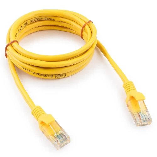 Патч-корд Cablexpert PP12-2M/Y, U/UTP кат.5e, 2 м, жёлтый — купить в Казахстане | neom.kz