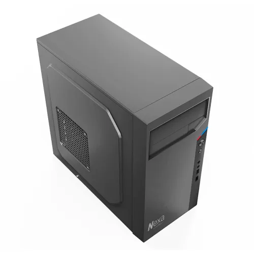 Компьютерный корпус Nexa Lite NL6505, Без БП, 2xUSB2.0, Black, mATX фото 4