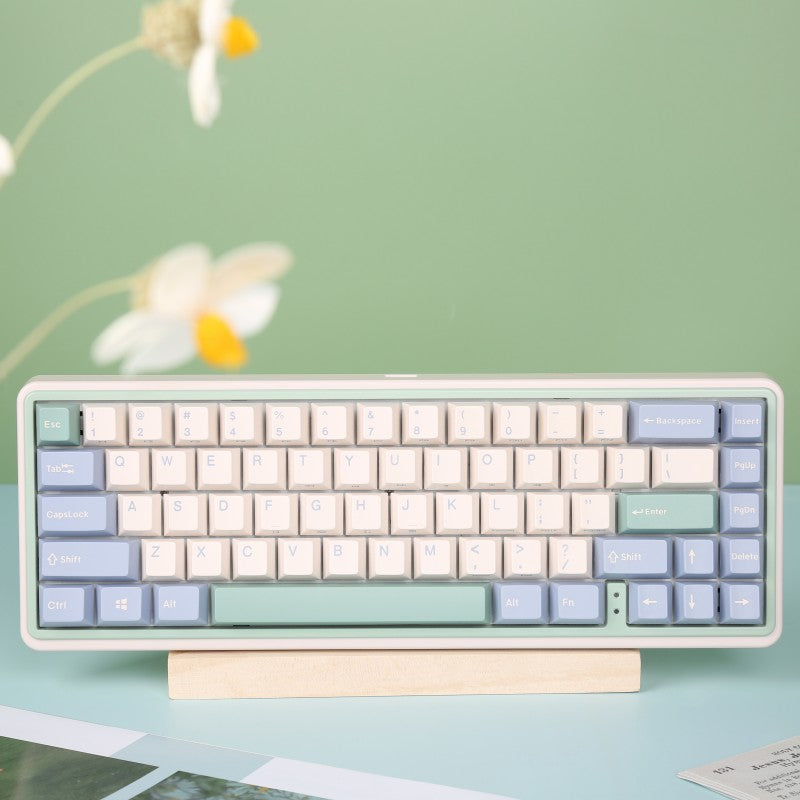Клавиатура игровая механическая беспроводная Varmilo Minilo Eucalyptus VXT67 Kailh Prestige Light, 67 клавиш, ANSI (A42A046F6A5A01A039) — купить в Казахстане | neom.kz