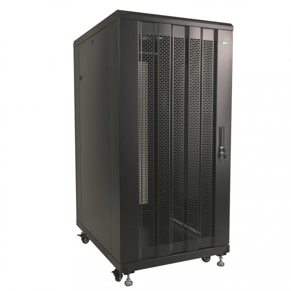 Шкаф серверный напольный Pixietech PXT-20-246080-54 19 дюймов 24U 600x800x1150 мм, перфорированная дверь — купить в Казахстане | neom.kz