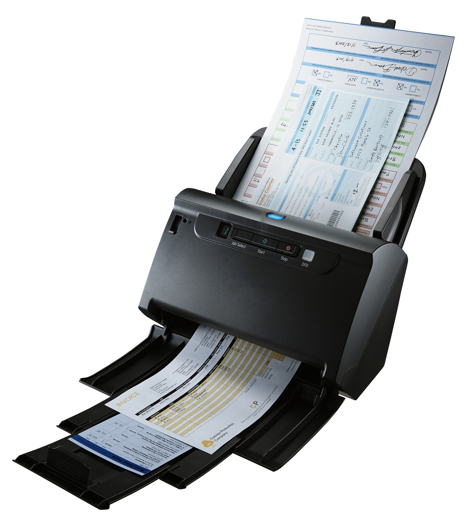 Сканер Canon imageFORMULA DR-C230 + Readiris PDF 25, протяжный, A4, 30 стр/мин (2646C003/bundle) сканер