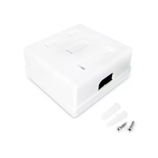 Розетка Настенная телекоммуникационная Под 2 Модуля SHIP A166-2B Белая – купить недорого с доставкой по Алматы и Казахстану