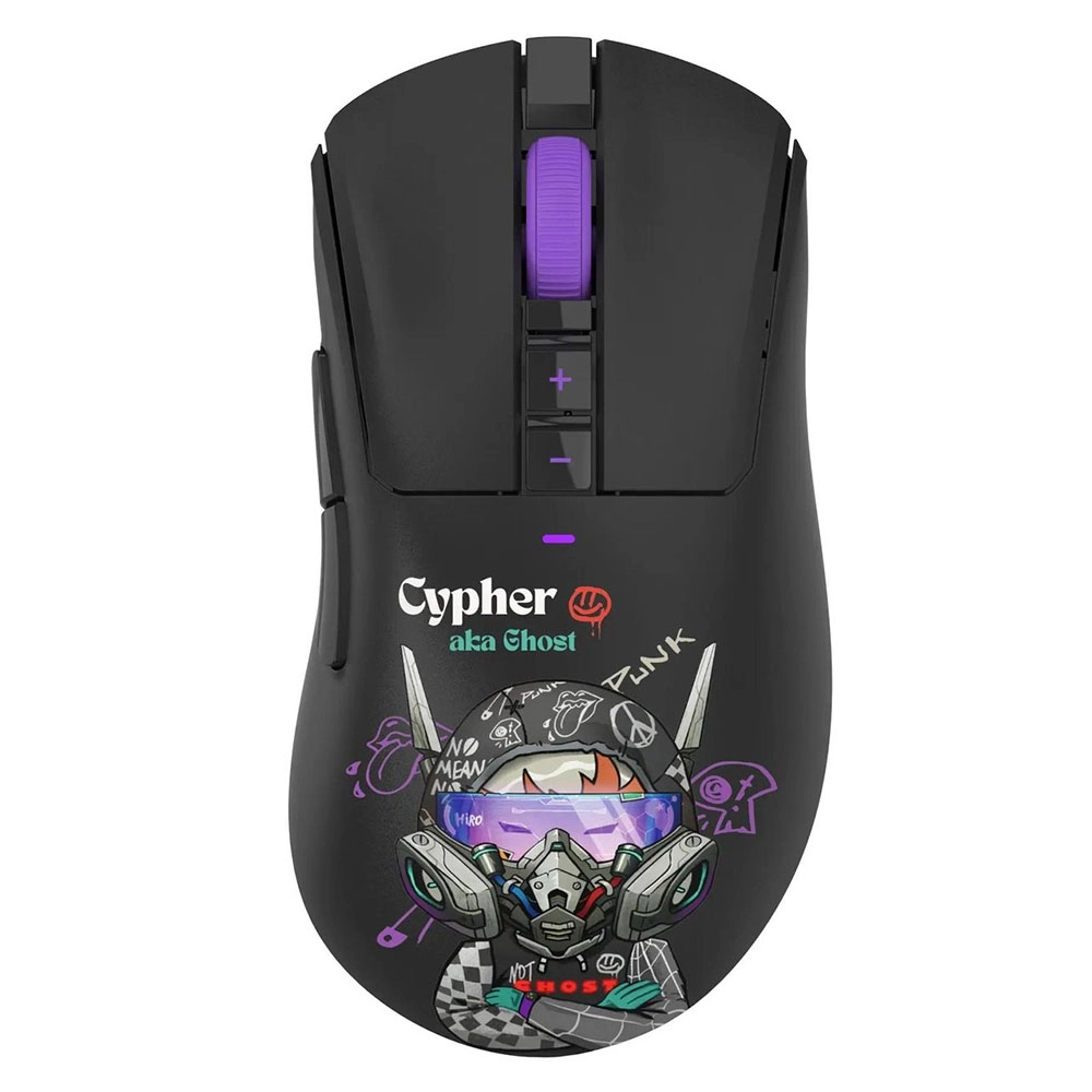 Мышь игровая беспроводная A4Tech Bloody R73 Pro Cypher Ghost, 7 кнопок, 26000 dpi, чёрная – купить недорого с доставкой по Алматы и Казахстану