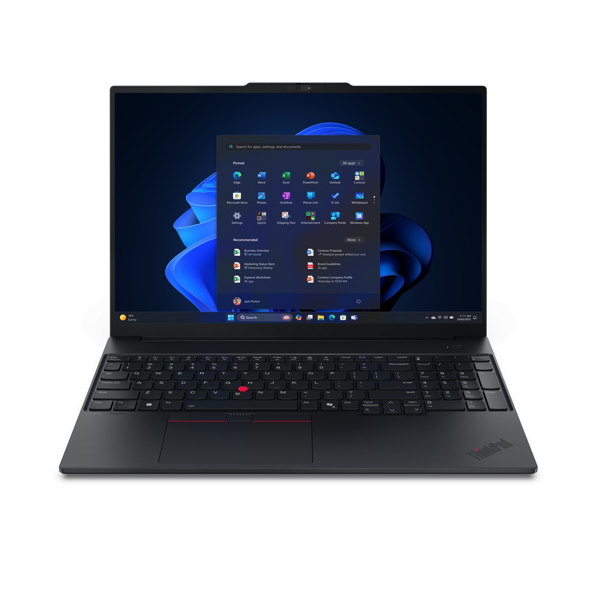 Ноутбук Lenovo ThinkPad E16 Gen 3 16" WUXGA IPS Core Ultra 5 225U 16GB SSD 512GB без ОС (21SR0048FW) – купить недорого с доставкой по Алматы и Казахстану