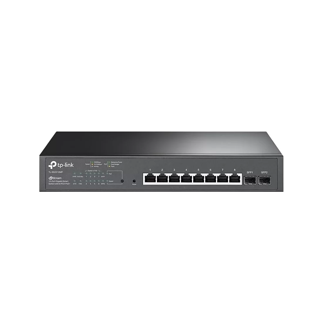 Коммутатор TP-Link SG2210MP, 8 портов 1 Гбит/с, PoE+ – купить недорого с доставкой по Алматы и Казахстану