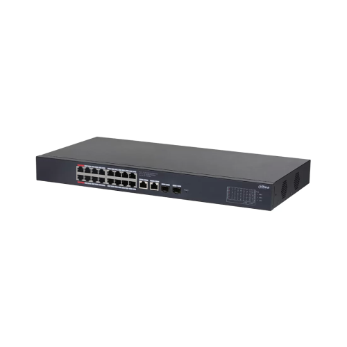 Коммутатор Dahua DH-CS4220-16GT-190, 18 портов 1 Гбит/с, PoE — купить в Казахстане | neom.kz