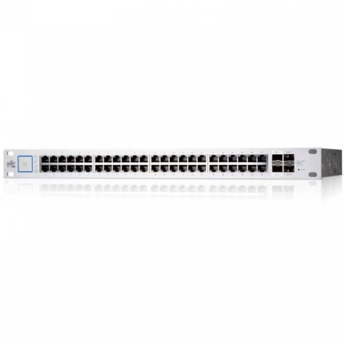 Коммутатор Ubiquiti US-48-500W, 48 портов 1 Гбит/с, 2×SFP, 2×SFP+, PoE, управляемый — купить в Казахстане | neom.kz