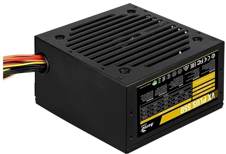 Блок питания AeroCool VX-550 PLUS, 550 Вт – купить недорого с доставкой по Алматы и Казахстану