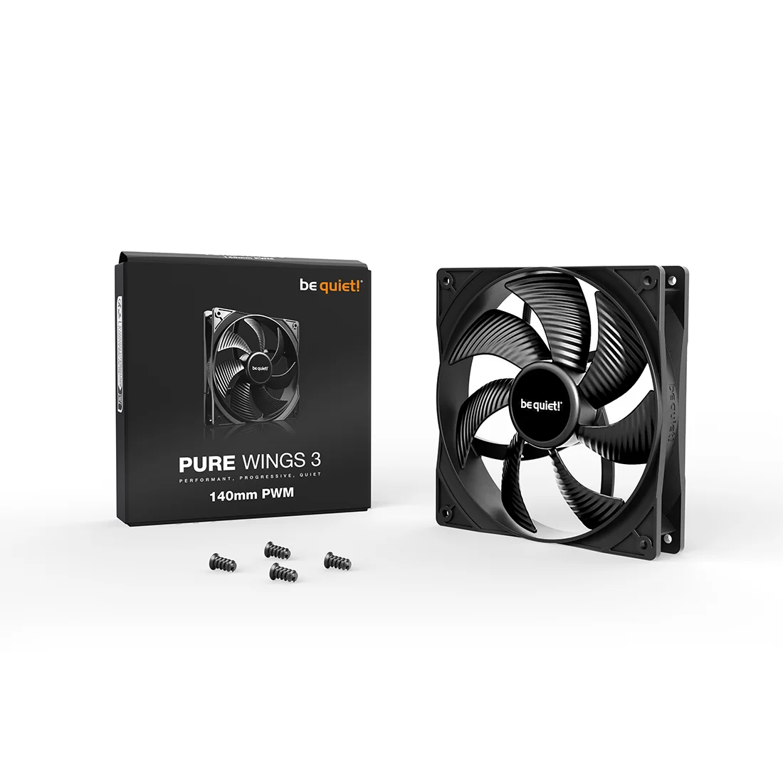 Вентилятор для компьютерного корпуса Bequiet! Pure Wings 3 140mm PWM – купить недорого с доставкой по Алматы и Казахстану