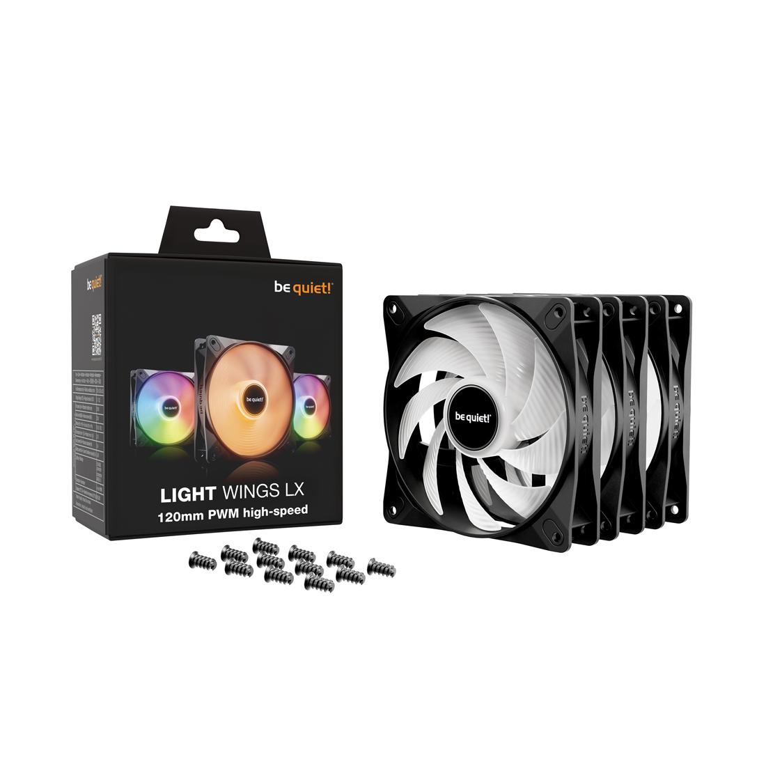 Вентилятор для корпуса be quiet! Light Wings LX Triple pack 120 мм (BL124) – купить недорого с доставкой по Алматы и Казахстану фото 3