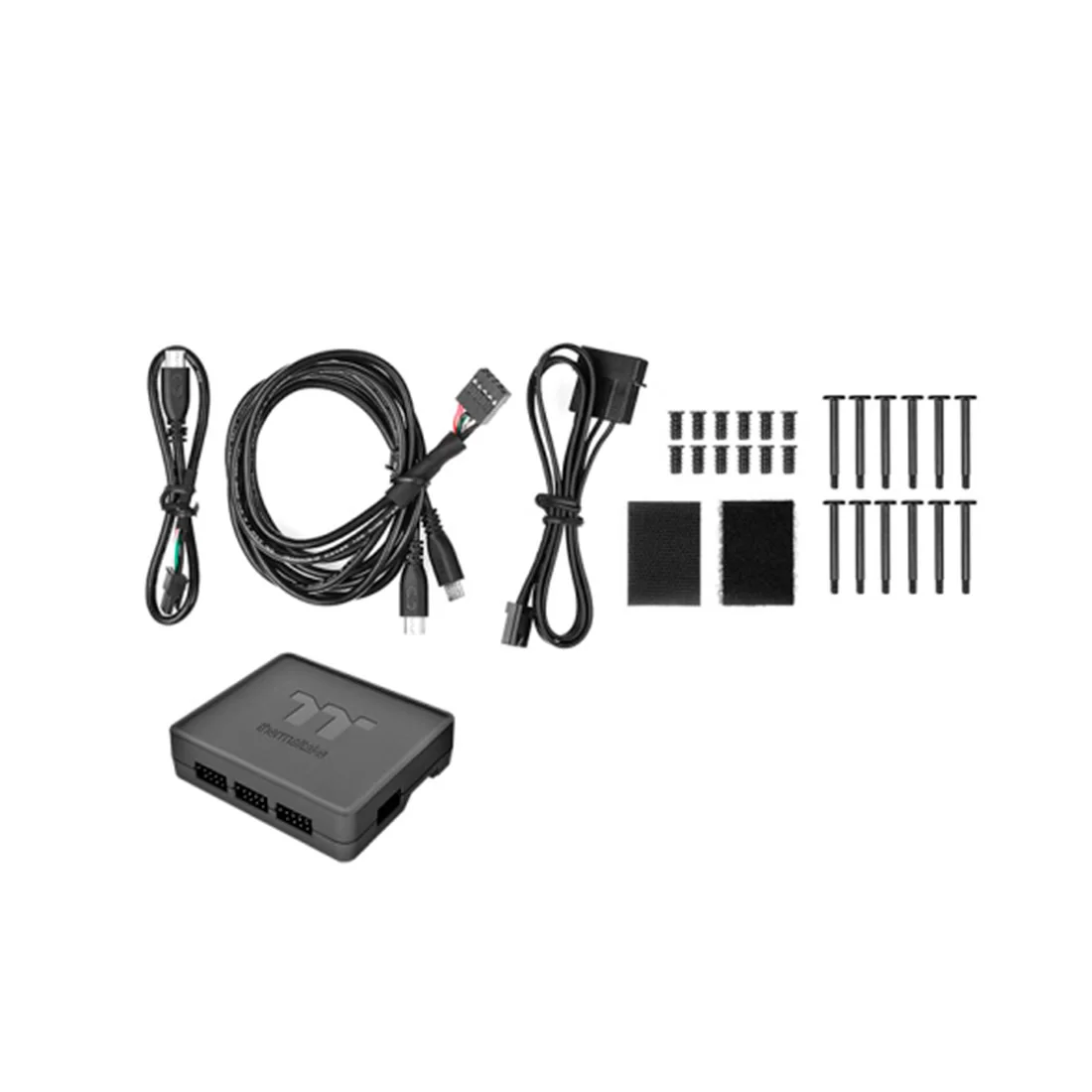 Кулер для компьютерного корпуса Thermaltake Riing Quad 12 RGB White (3-Fan Pack) – купить недорого с доставкой по Алматы и Казахстану