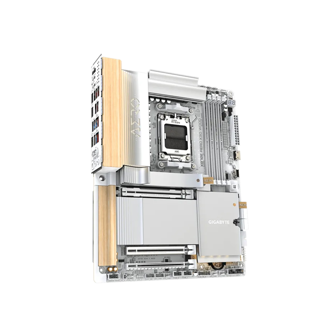 Материнская плата Gigabyte X870E AERO X3D WOOD AM5 X870E DDR5 ATX фото 3