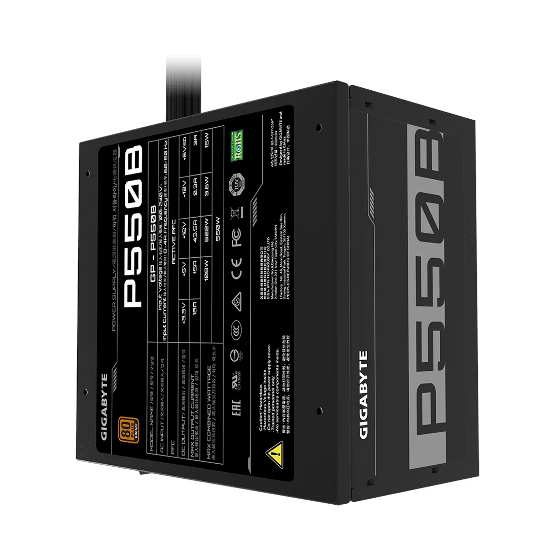 Блок питания Gigabyte GP-P550B 550W – купить недорого с доставкой по Алматы и Казахстану фото 2