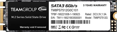 SSD-накопитель TeamGroup MS30 512GB M.2 2280 SATA III (TM8PS7512G0C101)
