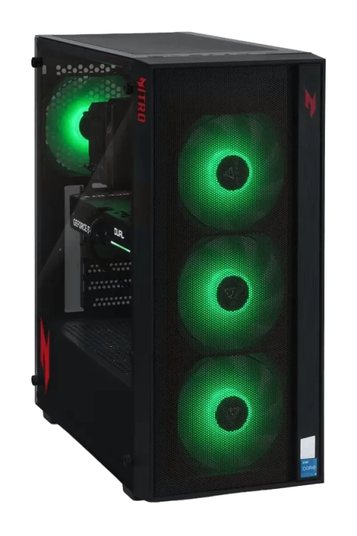 Игровой компьютер Acer Nitro N55 Core i7 16GB SSD 1TB RTX 5070 Windows 11 Home (UD.E61EE.004) — купить в Казахстане | neom.kz