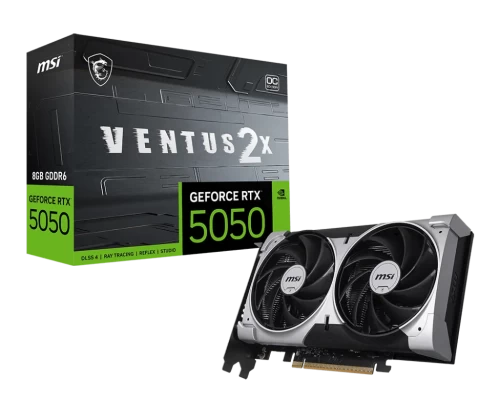 Видеокарта MSI GeForce RTX 5050 Ventus 2X OC 8GB GDDR6 (G5050-8V2C)