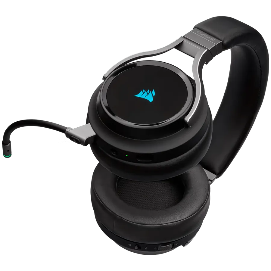 Corsair Gaming Virtuoso RGB Wireless High-Fidelity Gaming Headset, Carbon (EU Version) – купить недорого с доставкой по Алматы и Казахстану фото 5