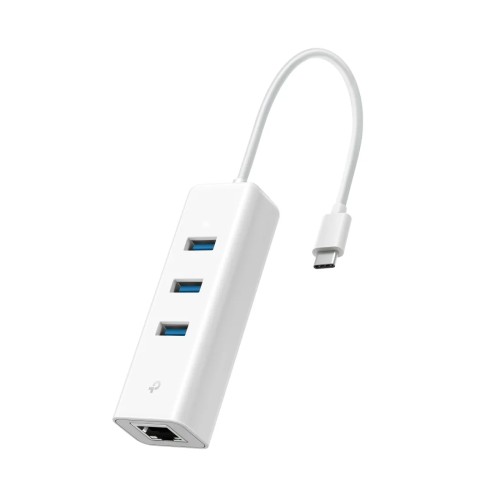 Сетевой адаптер TP-Link UE330C, USB-C — RJ-45 1 Гбит/с, с хабом на 3 порта USB 3.0 — купить в Казахстане | neom.kz