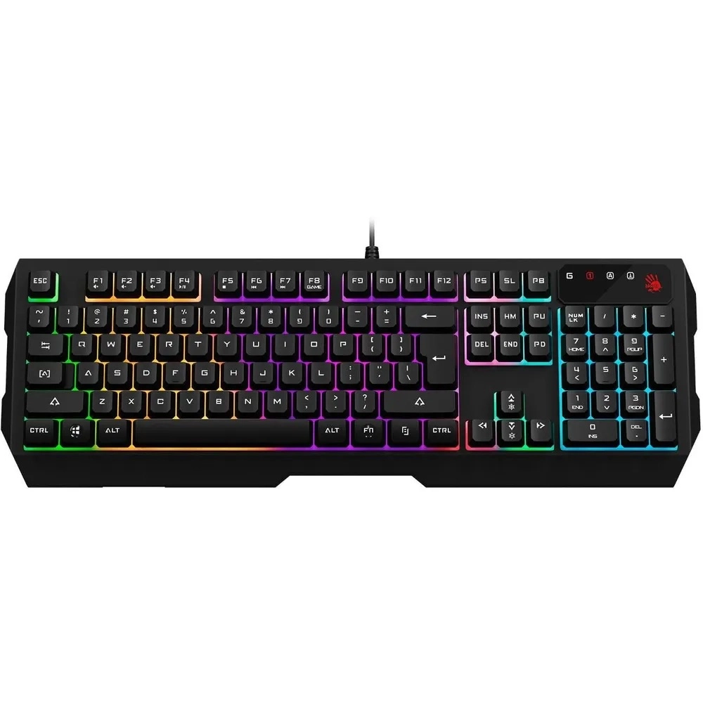 Клавиатура игровая мембранная проводная A4Tech Bloody B135N