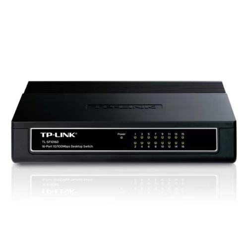 Коммутатор TP-Link TL-SF1016D, 16 портов 100 Мбит/с, неуправляемый — купить в Казахстане | neom.kz