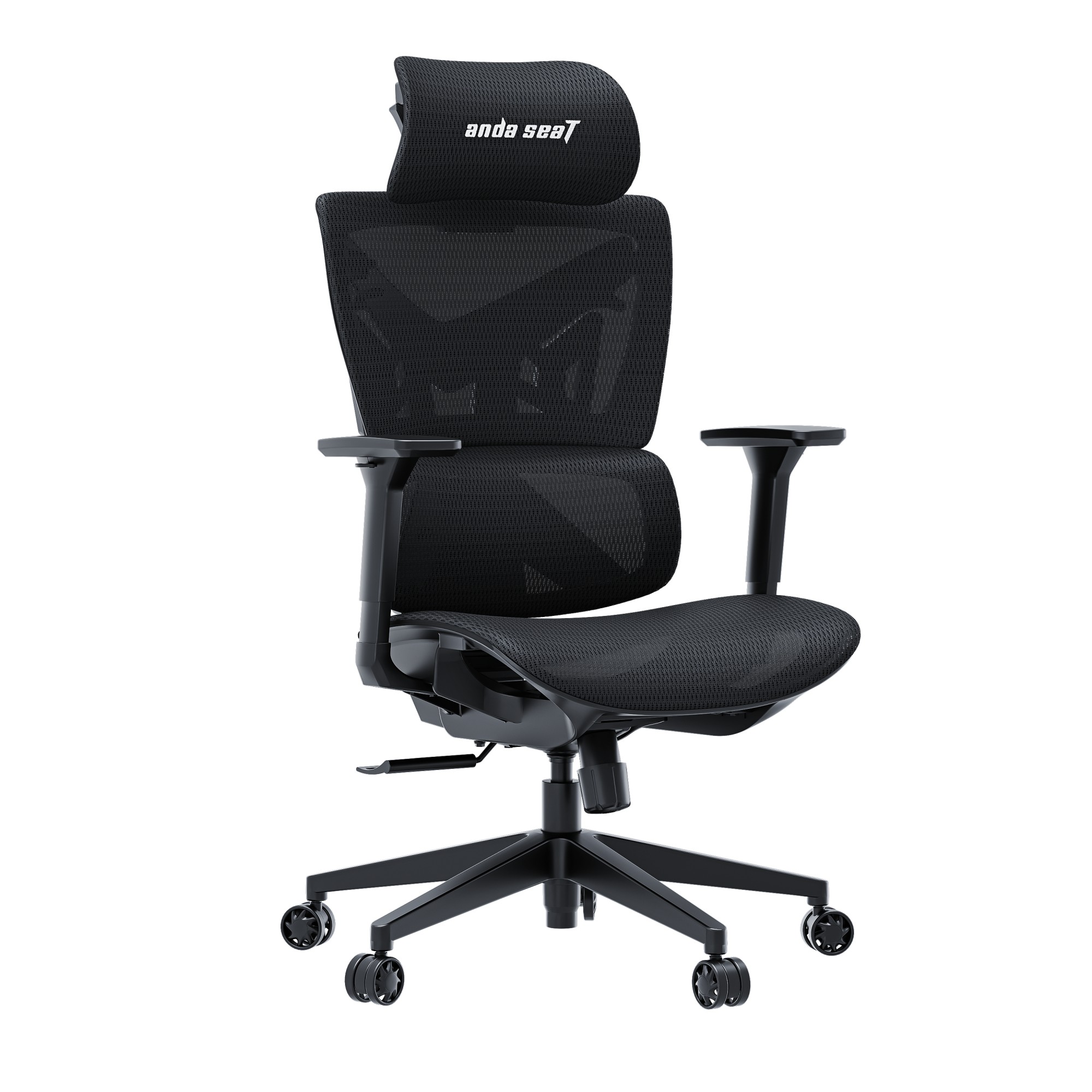 Игровое компьютерное кресло AndaSeat X-Air, сетка, до 120 кг, чёрное (AD-WY-01-BBB) – купить недорого с доставкой по Алматы и Казахстану