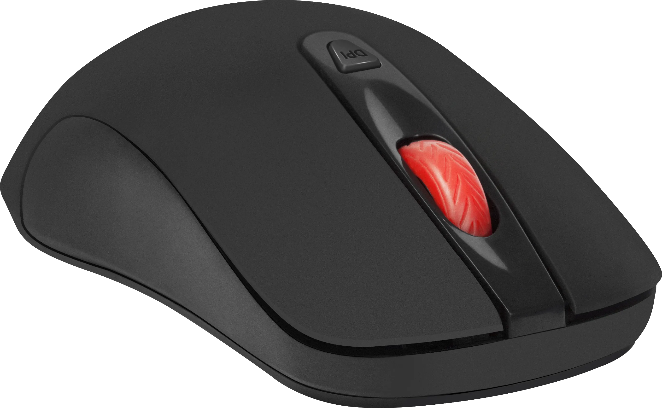 Мышь беспроводная Defender Nexus MS-195, 4 кнопки, 1600 dpi, чёрная фото 3