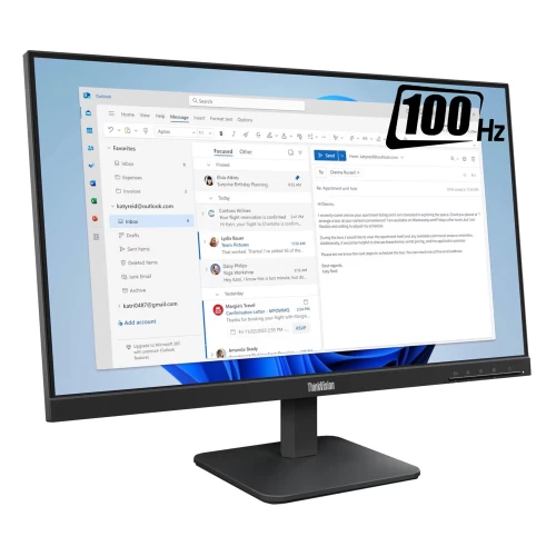 Монитор Lenovo ThinkVision S24-4e 23.8" FHD IPS 100Hz (64B5KAR1EU) — купить в Казахстане | neom.kz