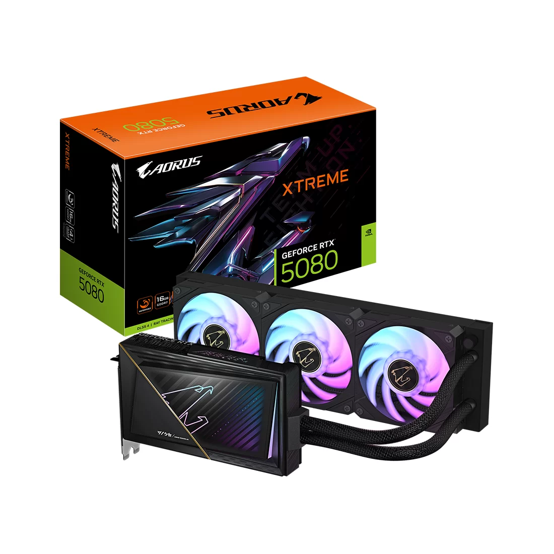 Видеокарта Gigabyte GeForce RTX 5080 Xtreme Waterforce 16GB GDDR7 (GV-N5080AORUSX W-16GD) фото 3