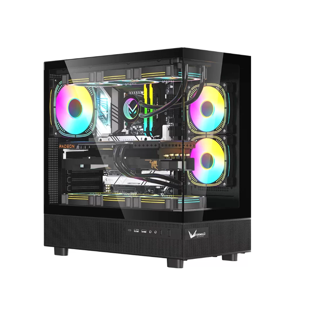 Компьютерный корпус Formula V Crystal Z8 FLOE Black без Б/П фото 3