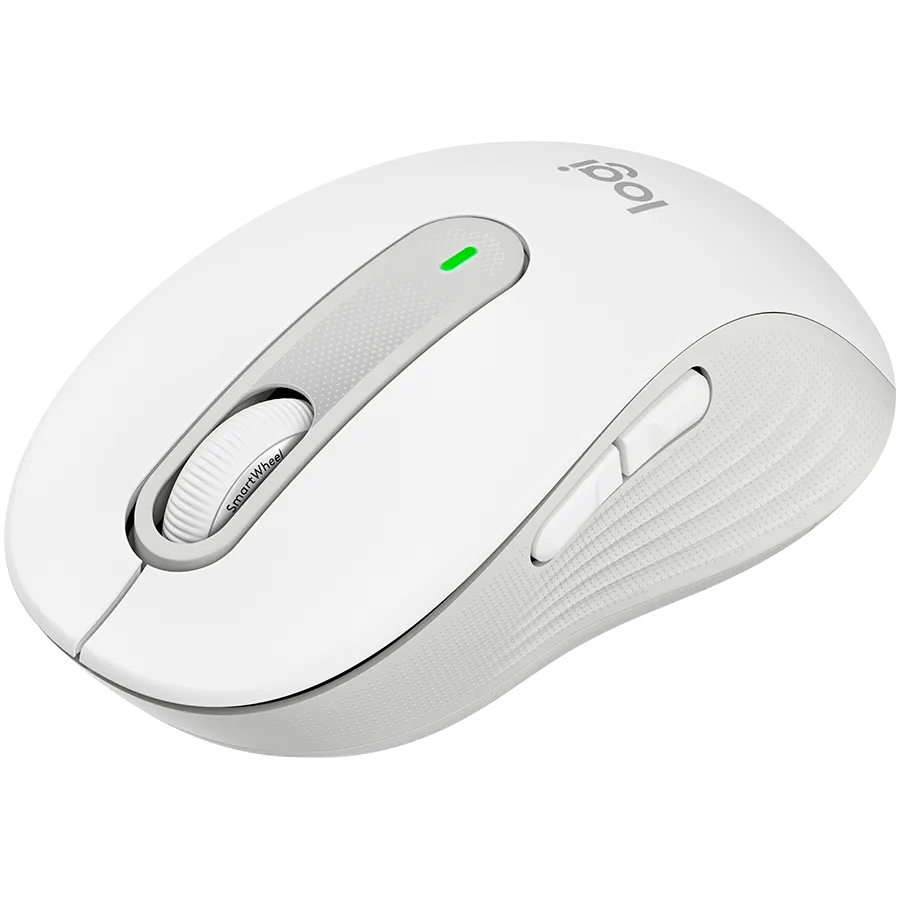 Мышь беспроводная Logitech M650 Signature Bluetooth, 5 кнопок, 4000 dpi, белая – купить недорого с доставкой по Алматы и Казахстану