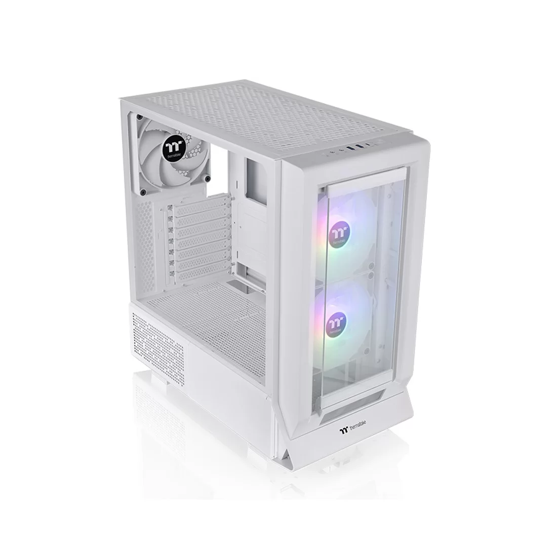 Корпус Thermaltake Ceres 350 MX Snow, Midi Tower, белый, без БП
