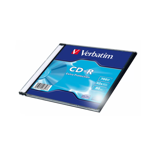 Диск CD-R Verbatim (43347) 700MB 1штук Незаписанный – купить недорого с доставкой по Алматы и Казахстану