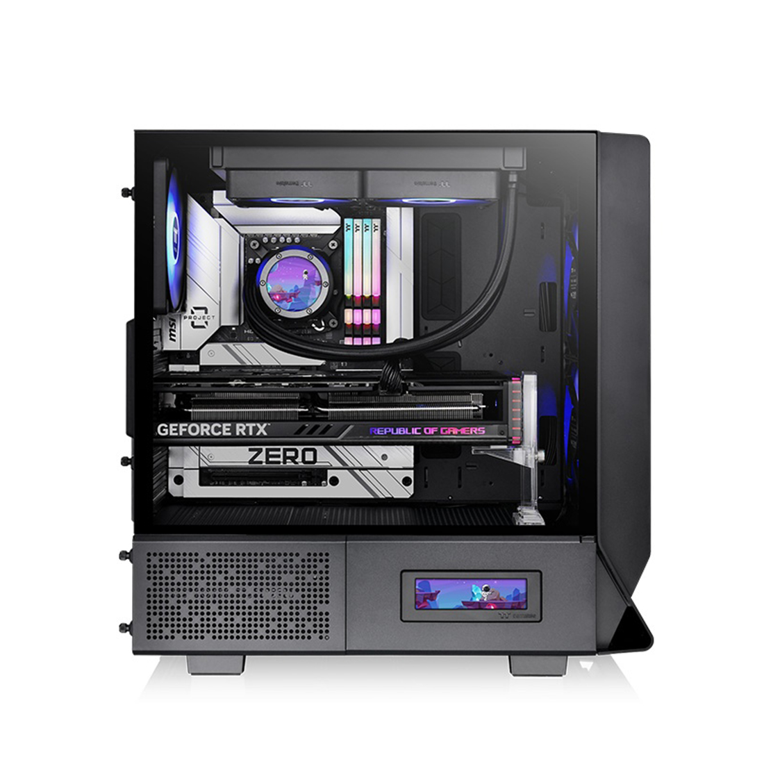 Корпус Thermaltake Ceres 330 TG ARGB, Midi Tower, черный, без БП фото 3