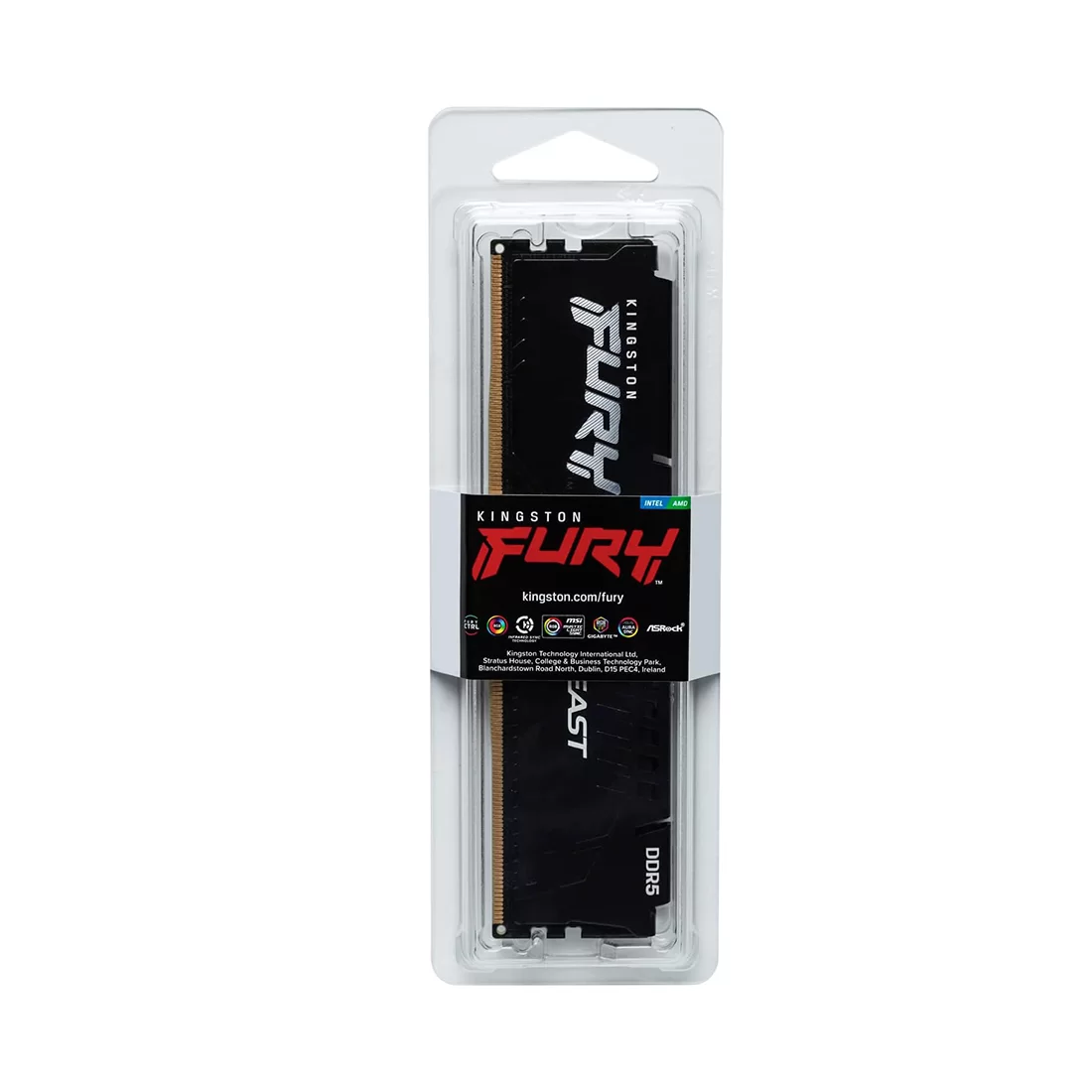 Модуль памяти Kingston Fury Beast Black AMD KF552C36BBE-16 DDR5 16GB 5200MHz – купить недорого с доставкой по Алматы и Казахстану