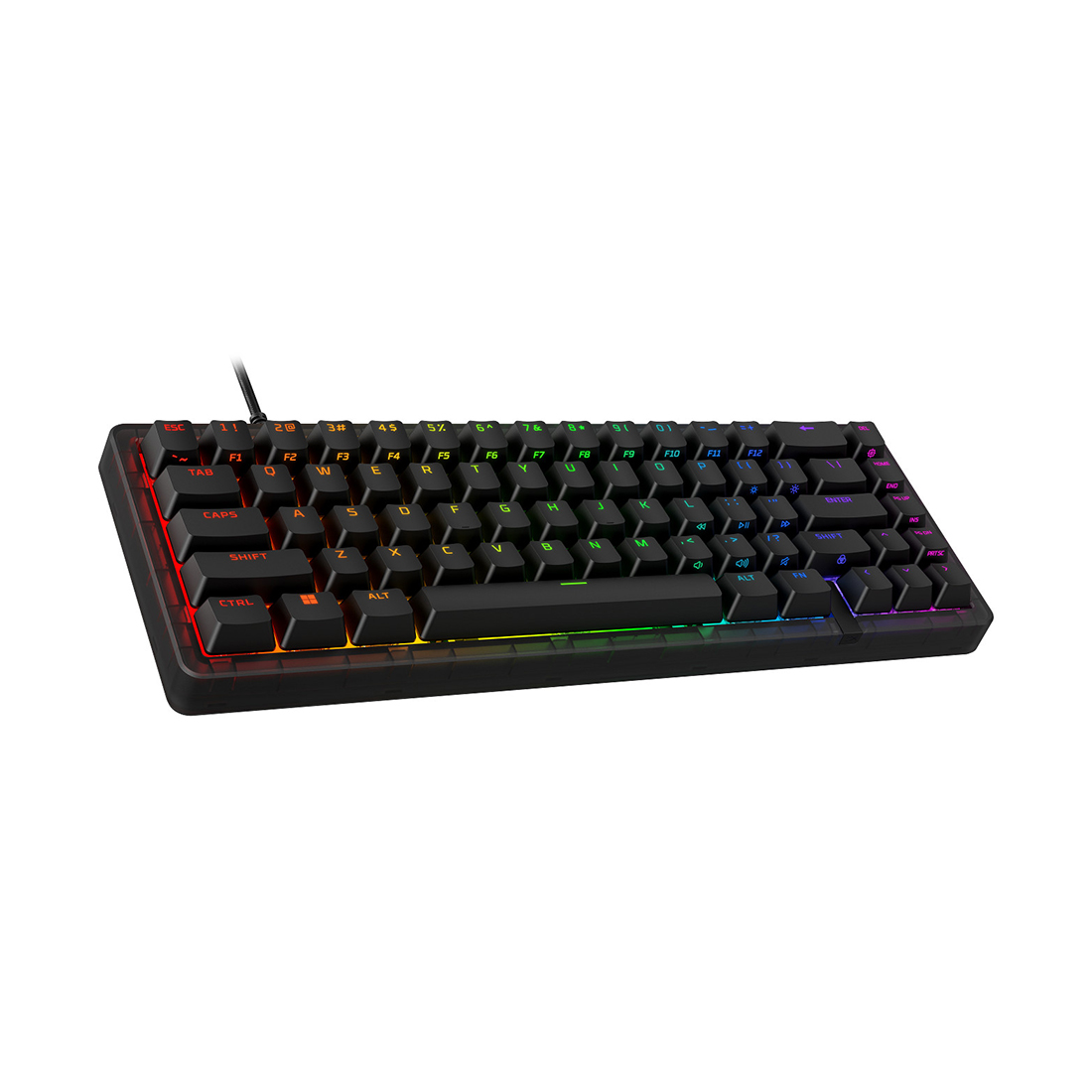 Клавиатура игровая механическая проводная HyperX Origins 2 65, чёрная – купить недорого с доставкой по Алматы и Казахстану