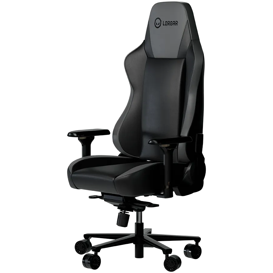 Игровое компьютерное кресло LORGAR Base 311, экокожа, серое (LRG-CHR311BGY) – купить недорого с доставкой по Алматы и Казахстану фото 3