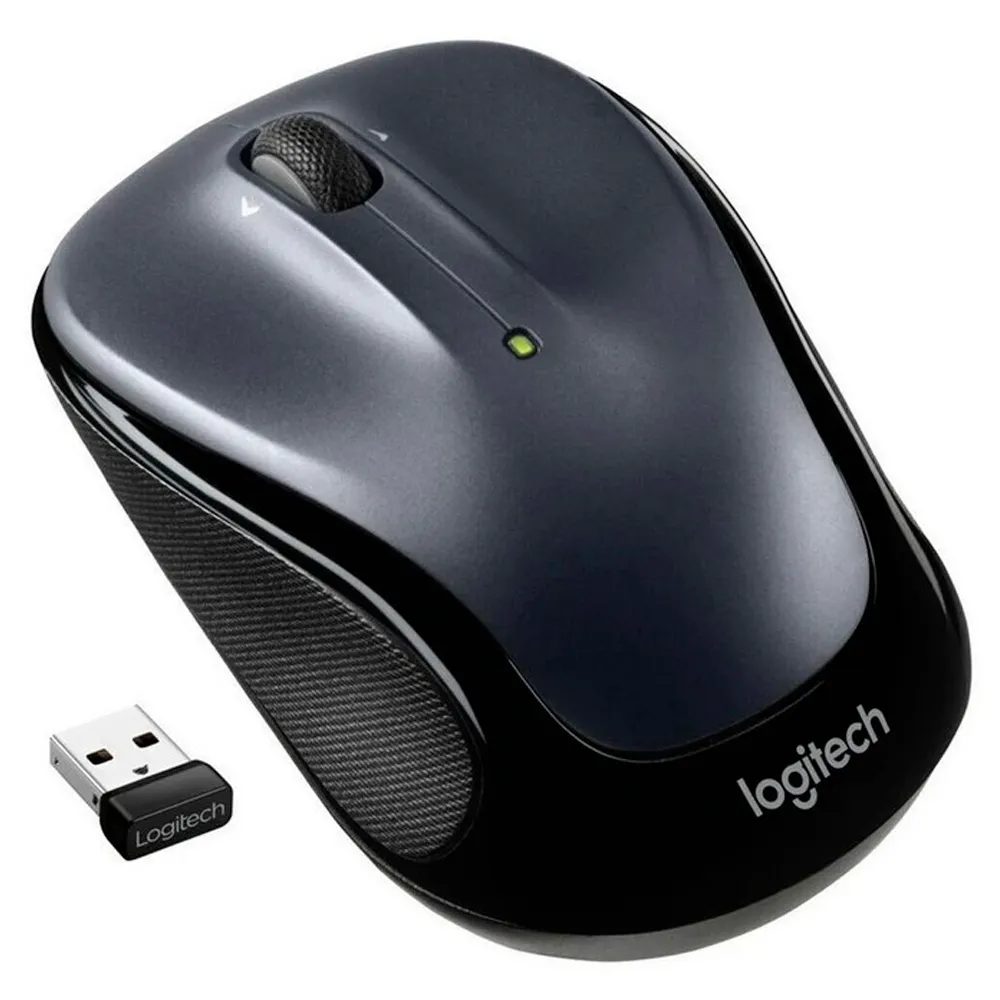 Мышь беспроводная Logitech M325 Dark, 5 кнопок, 1000 dpi, серая фото 2
