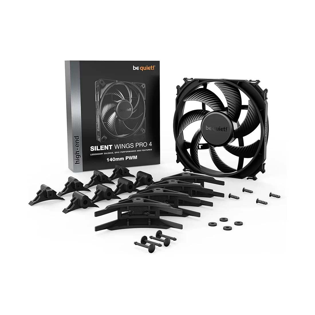 Вентилятор для компьютерного корпуса Bequiet! Silent Wings PRO 4 140mm PWM – купить недорого с доставкой по Алматы и Казахстану