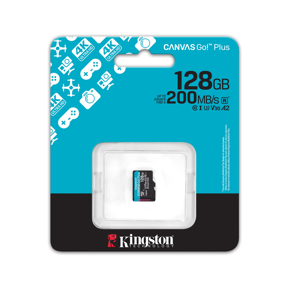 Карта памяти Kingston SDCG4/128GBSP Canvas Go Plus A2 U3 V30 128GB – купить недорого с доставкой по Алматы и Казахстану