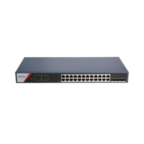 Коммутатор Hikvision DS-3E1528P-SI-24P4F, 1 Гбит/с, 4×SFP, PoE, управляемый L2 — купить в Казахстане | neom.kz