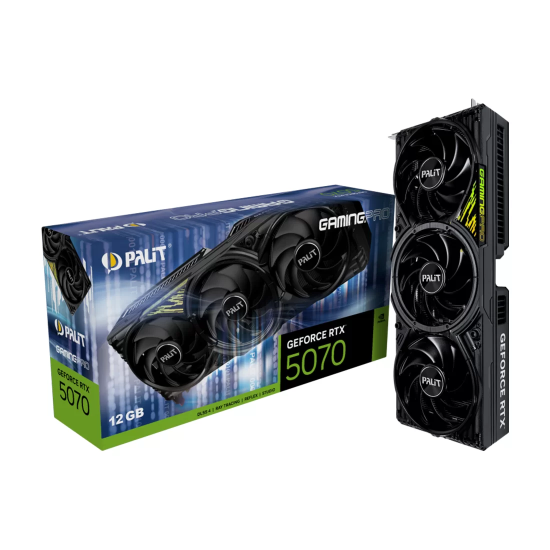 Видеокарта Palit RTX 5070 GamingPro, 12 ГБ, GDDR7