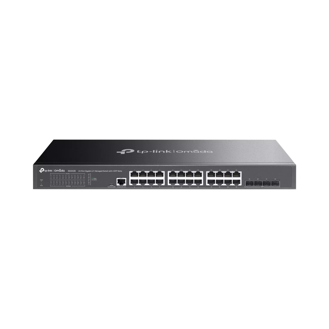 Коммутатор TP-Link SG3428, 24 порта 1 Гбит/с, 4×SFP, управляемый L2 – купить недорого с доставкой по Алматы и Казахстану