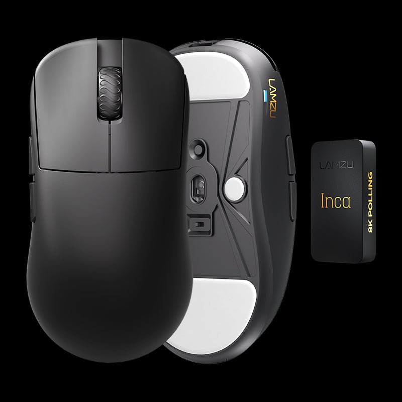 Мышь игровая беспроводная Lamzu Inca PAW3950, 30000 dpi, 8000 Гц, чёрная (6975637430039) — купить в Казахстане | neom.kz