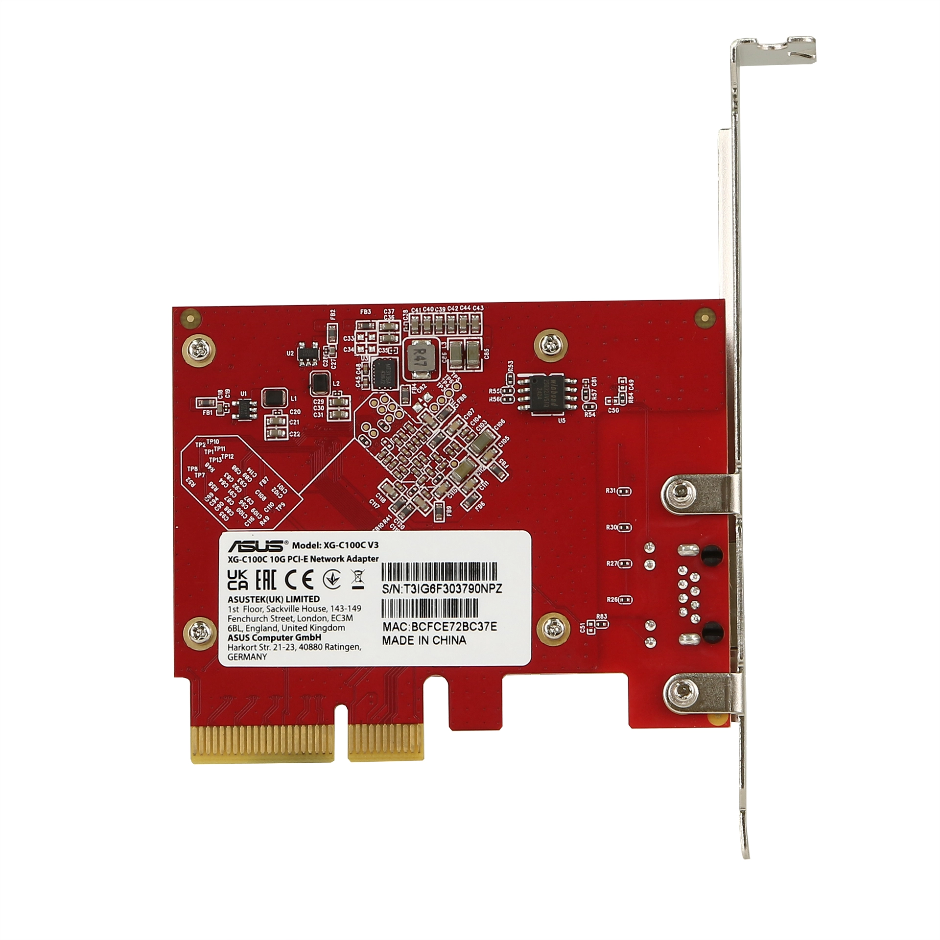 Сетевая карта Asus XG-C100C V3 – купить недорого с доставкой по Алматы и Казахстану