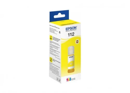 Чернила Epson 112, L11160/L15150/L15160/L6550/L6570/ЖEЛTAЯ НАКЛЕЙКА, Yellow (C13T06C44A_N) — купить в Казахстане | neom.kz