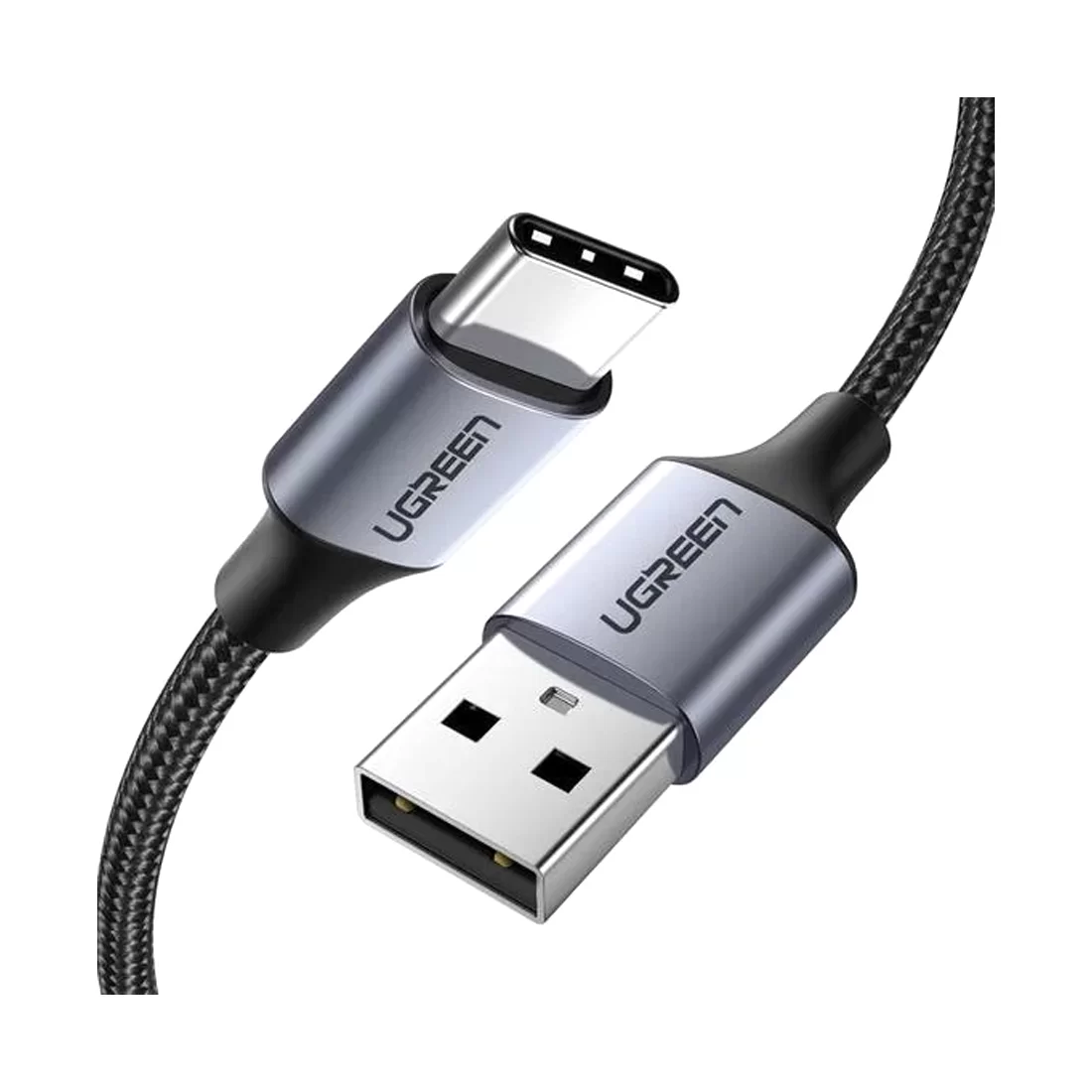 Интерфейсный кабель Ugreen US288/60126 USB-A на USB-C 18W 1 м Чёрный – купить недорого с доставкой по Алматы и Казахстану